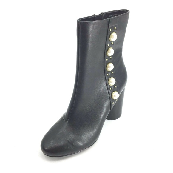 Kensie Shoes - Kensie Lizzy Pearl Studded Short Boot 7.5M NWOB